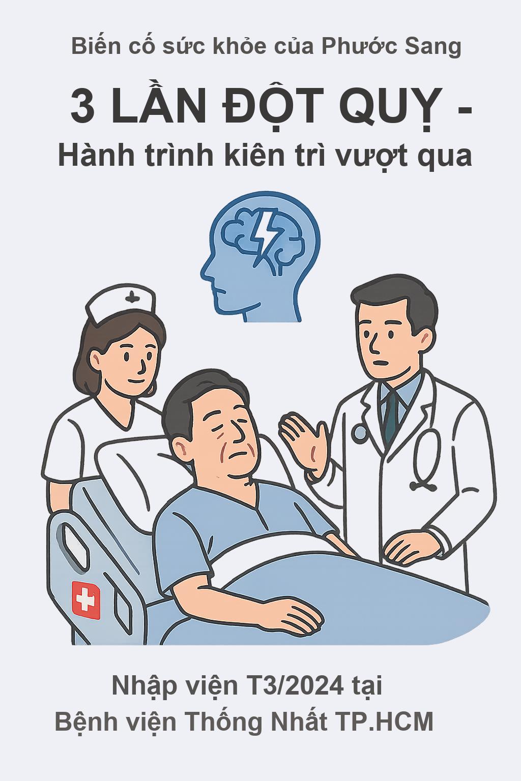Phước Sang kiên trì tập vật lý trị liệu sau nhiều lần đột quỵ