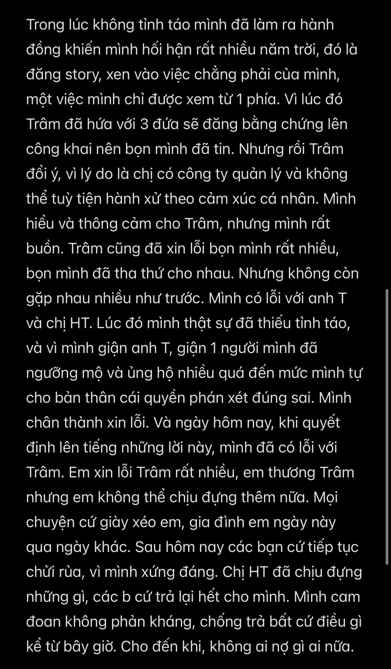 Tâm thư của Linh Ngọc Đàm về drama trà xanh năm xưa