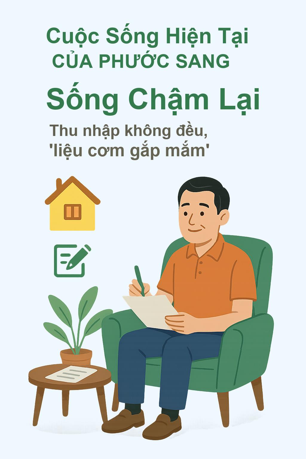 Phước Sang sống chậm lại, làm công việc tư vấn nội dung truyền thông