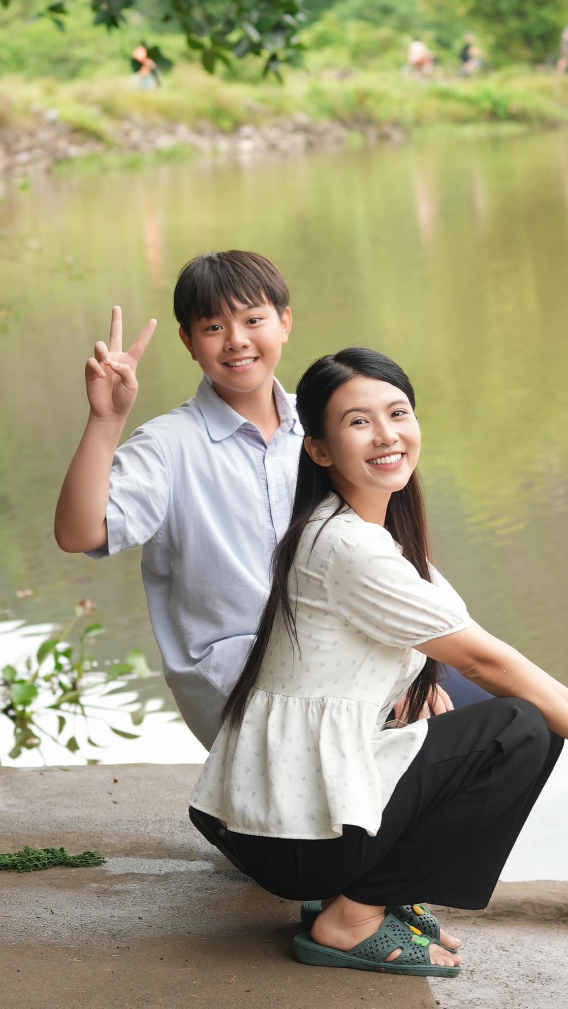 Hậu trường xinh đẹp của Quỳnh Trang