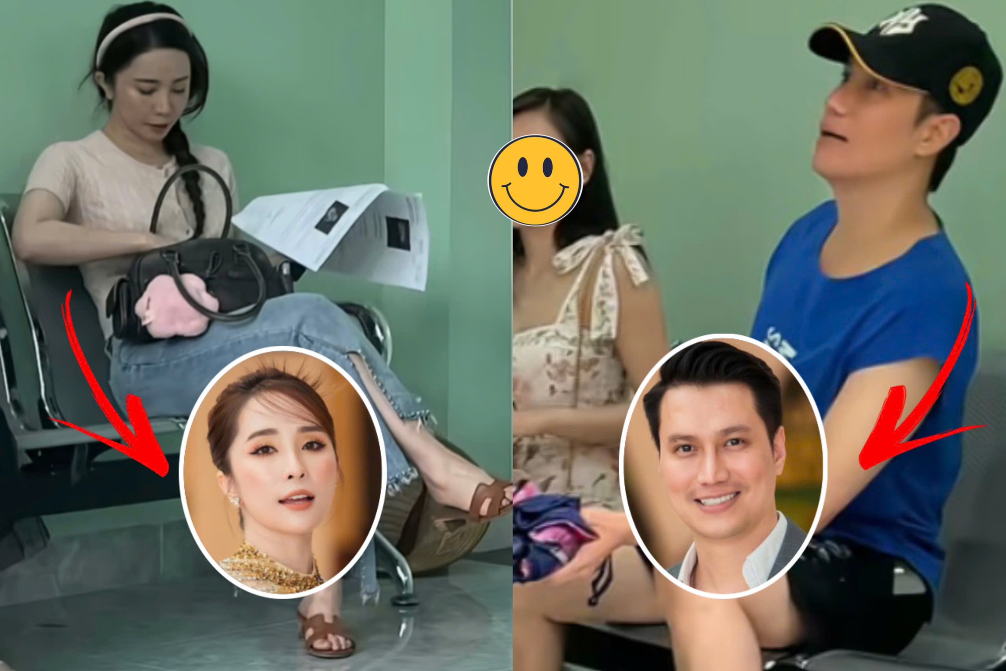 Quỳnh Nga và Việt Anh xuất hiện chung tại phòng khám