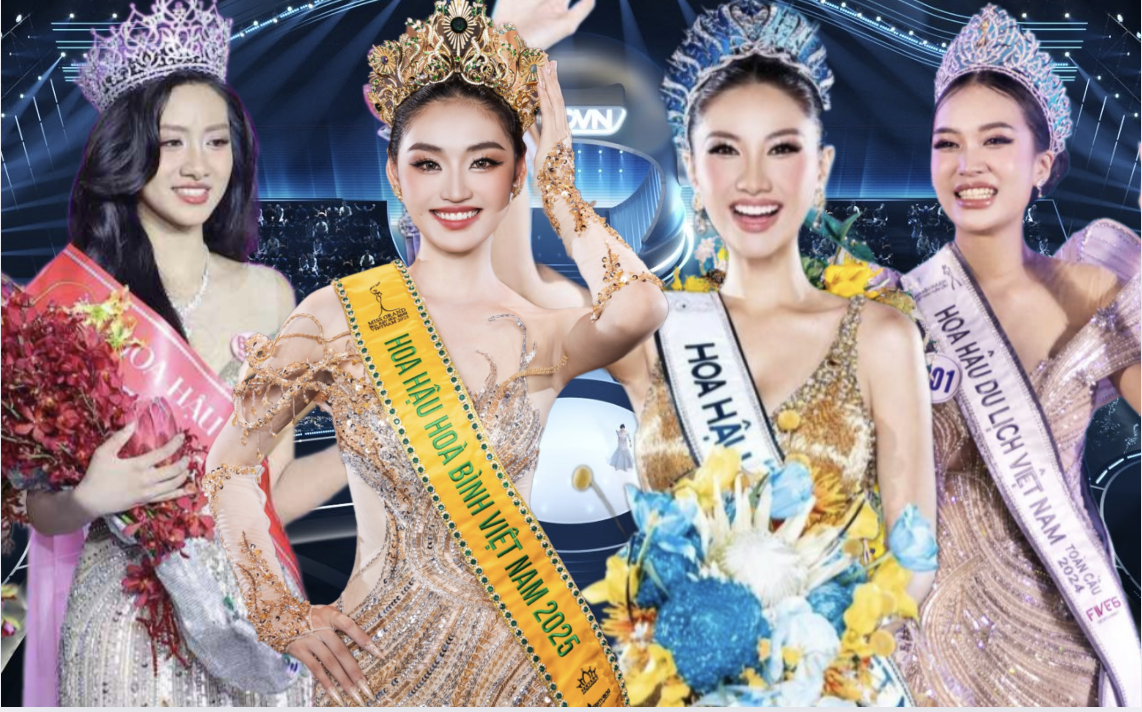 Dàn hoa hậu đăng quang liên tiếp