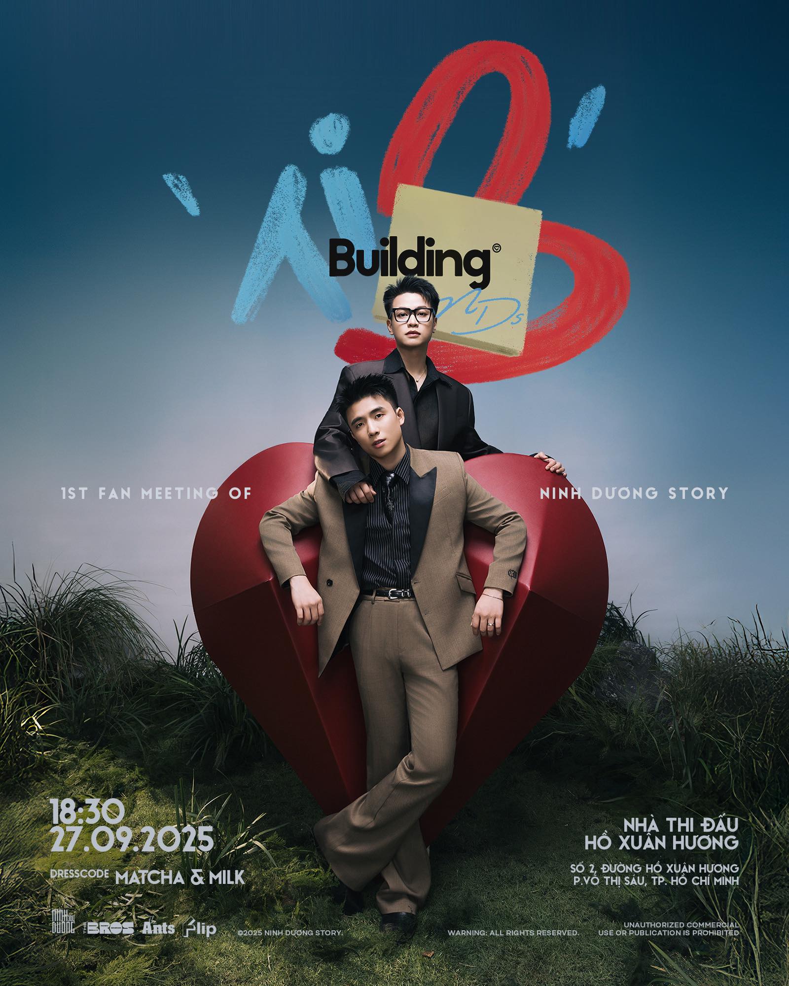 Poster fan meeting của Ninh Dương Story