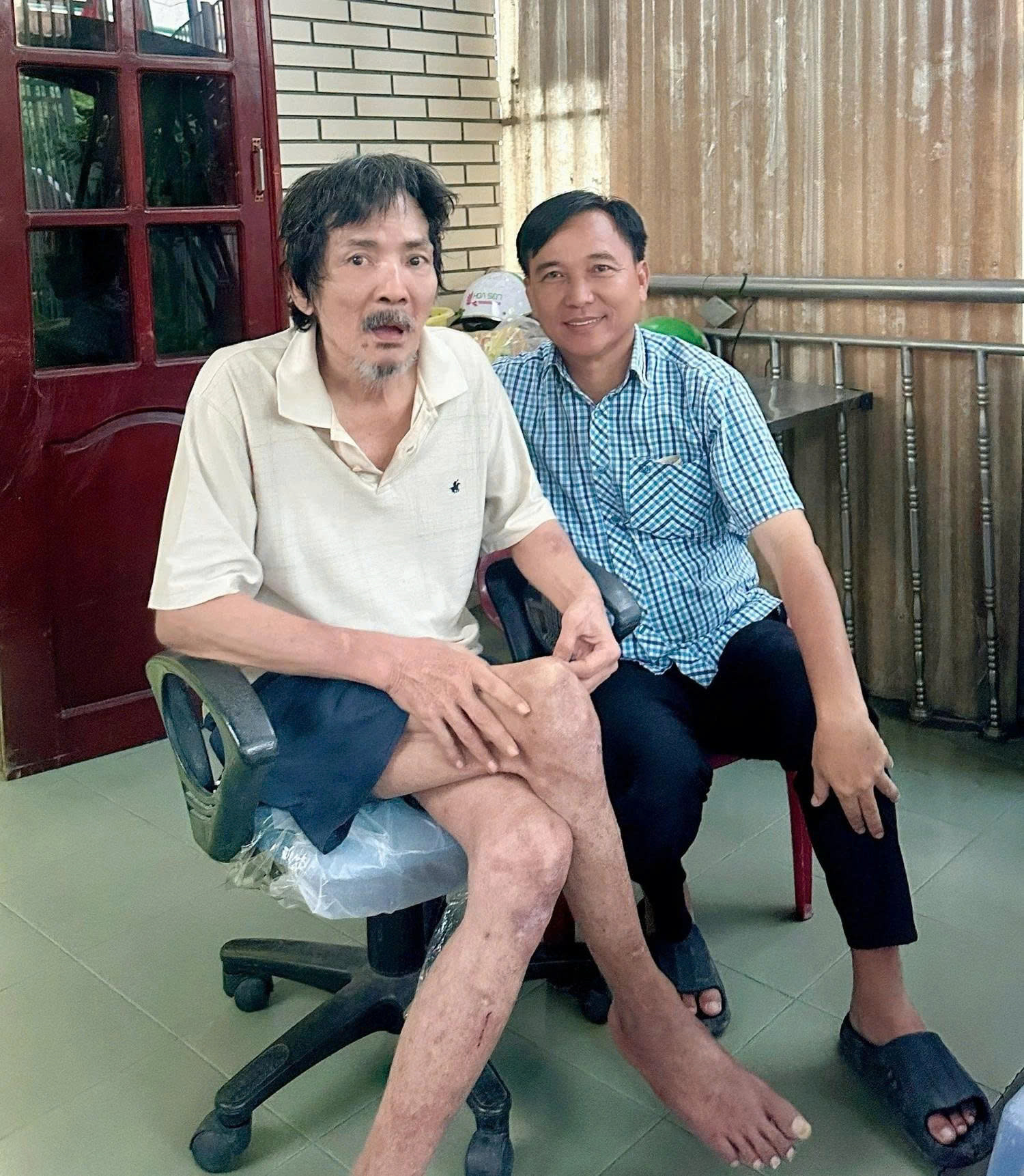 Thương Tín ở tuổi già với sức khỏe yếu