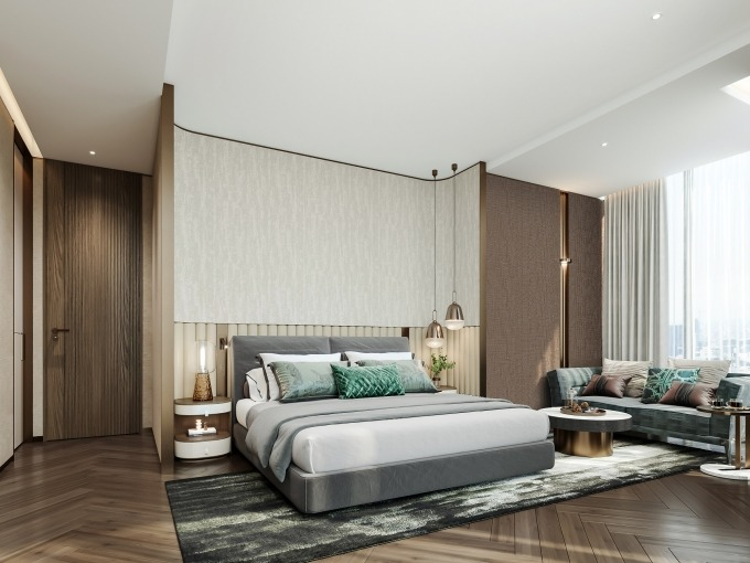 Tiện ích tầng trên của căn hộ duplex Tiện ích cao cấp tầng 46 Grand Marina Saigon