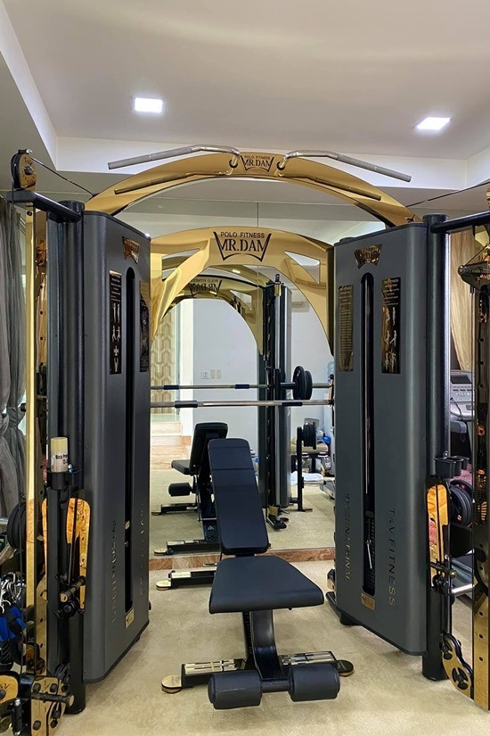 Bất động sản của Đàm Vĩnh Hưng- Ảnh 6. Phòng gym trong biệt thự