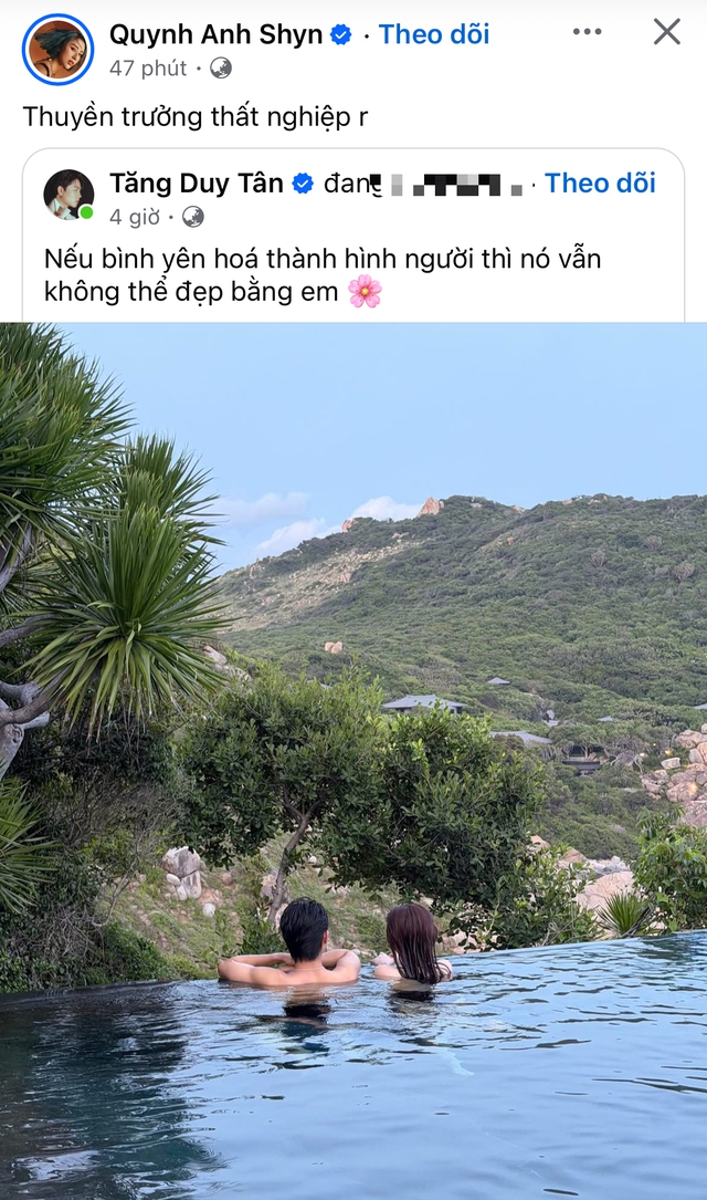 Tăng Duy Tân bên cạnh cô gái giấu mặt