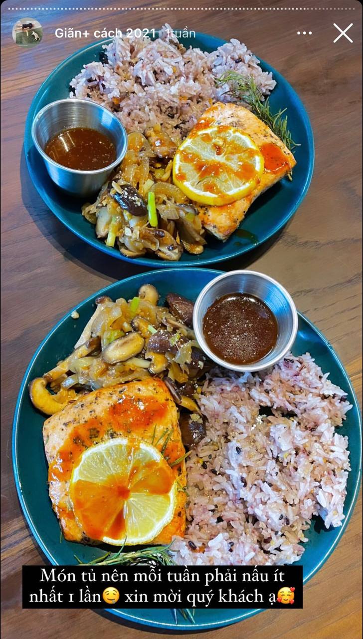 Tóc Tiên đảm nhận việc nấu nướng, Touliver phụ rửa bát