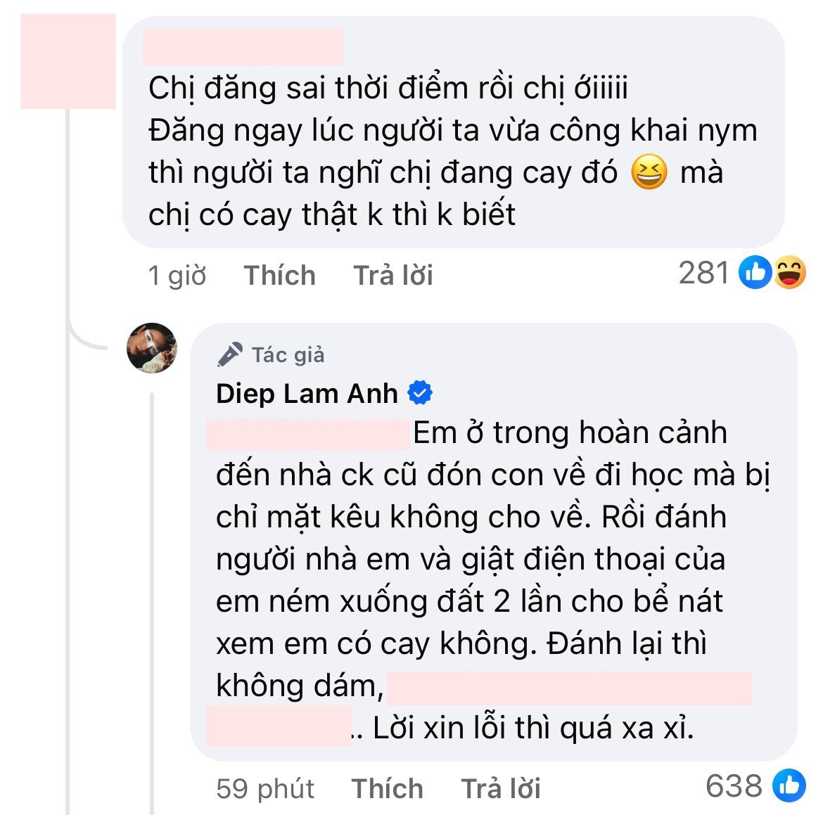 Diệp Lâm Anh đáp trả khi bị nói đăng sai thời điểm