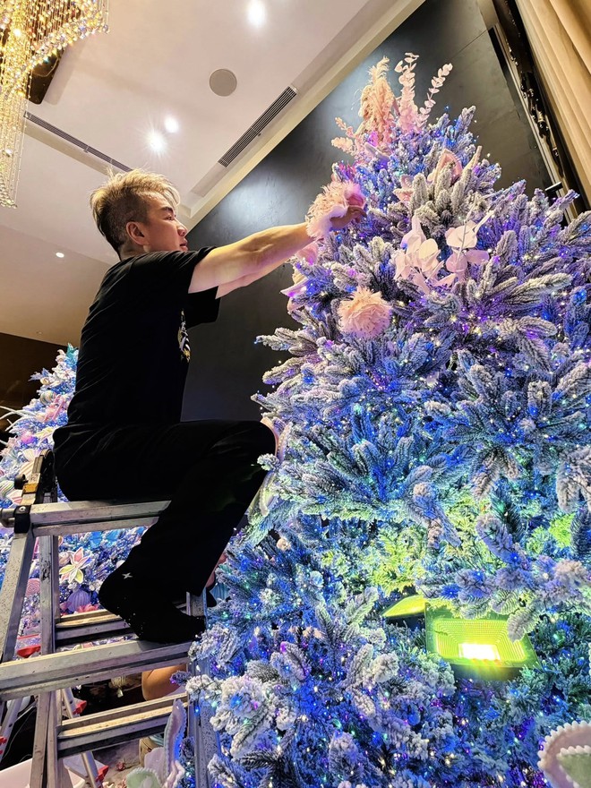 Quyết định cuối cùng của Đàm Vĩnh Hưng- Ảnh 4. Không gian Noel ấm áp tại biệt thự