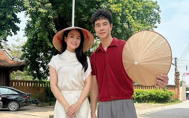 Diễn viên Việt Hoa và Đức Hiếu