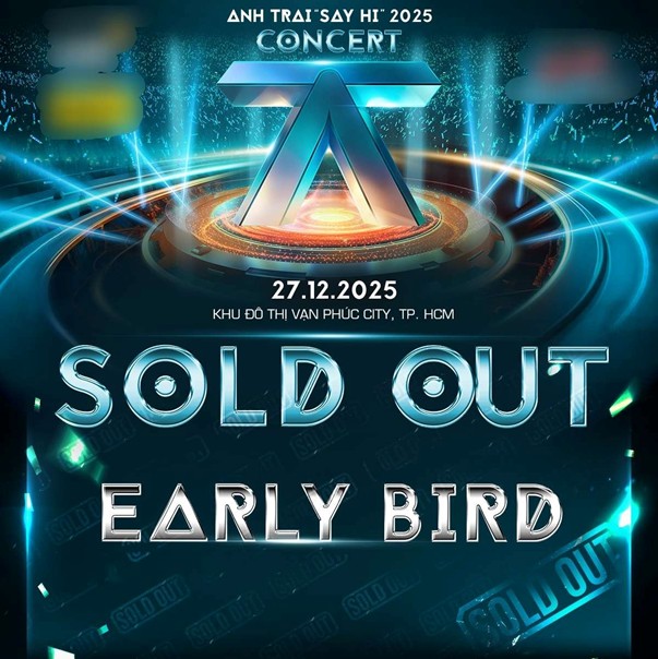 Vé concert được bán hết nhanh chóng