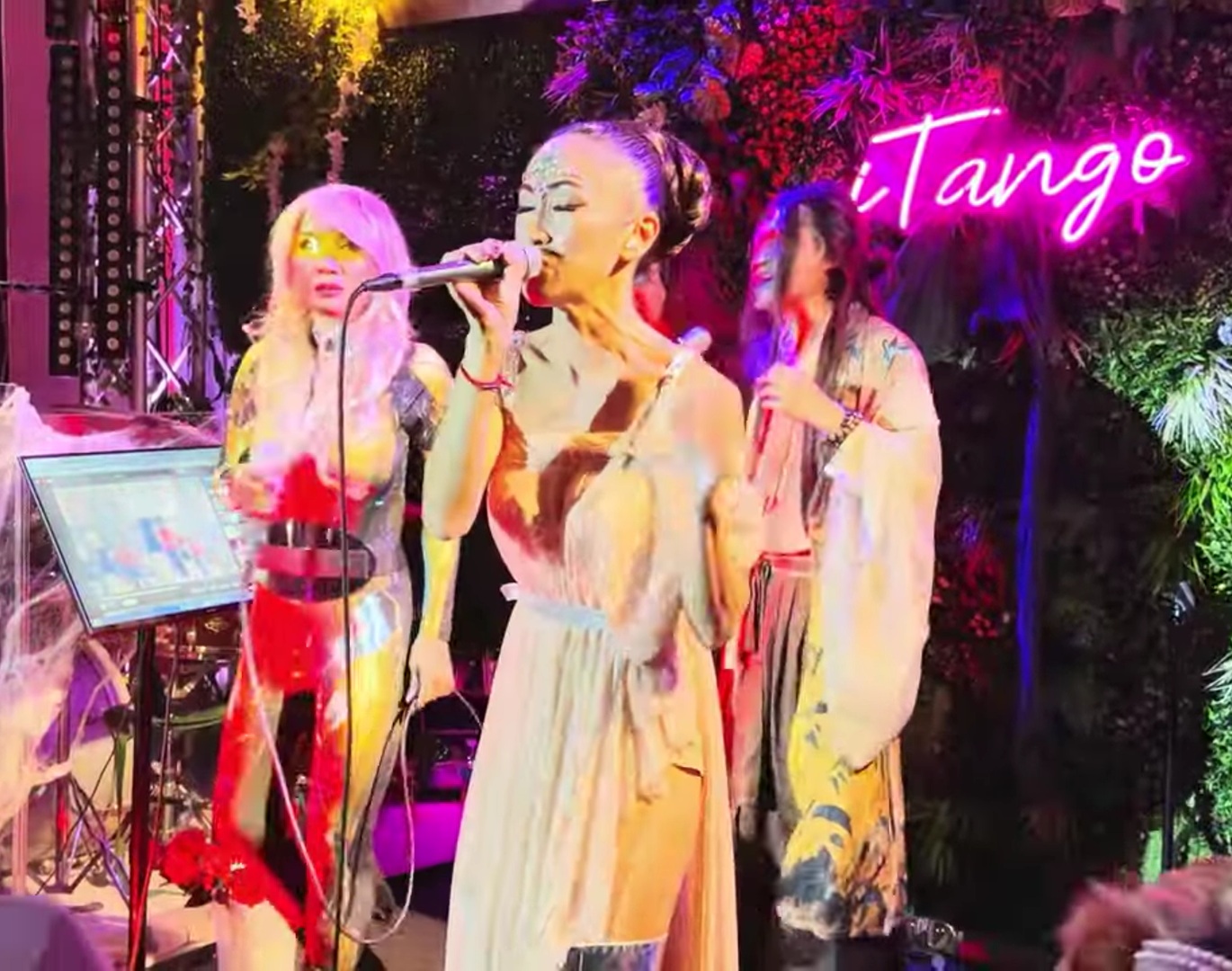 Ca sĩ Bảo Hân trên sân khấu