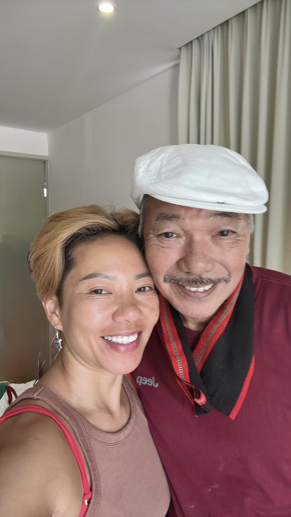 Hà Trần cùng nhạc sĩ Trần Tiến