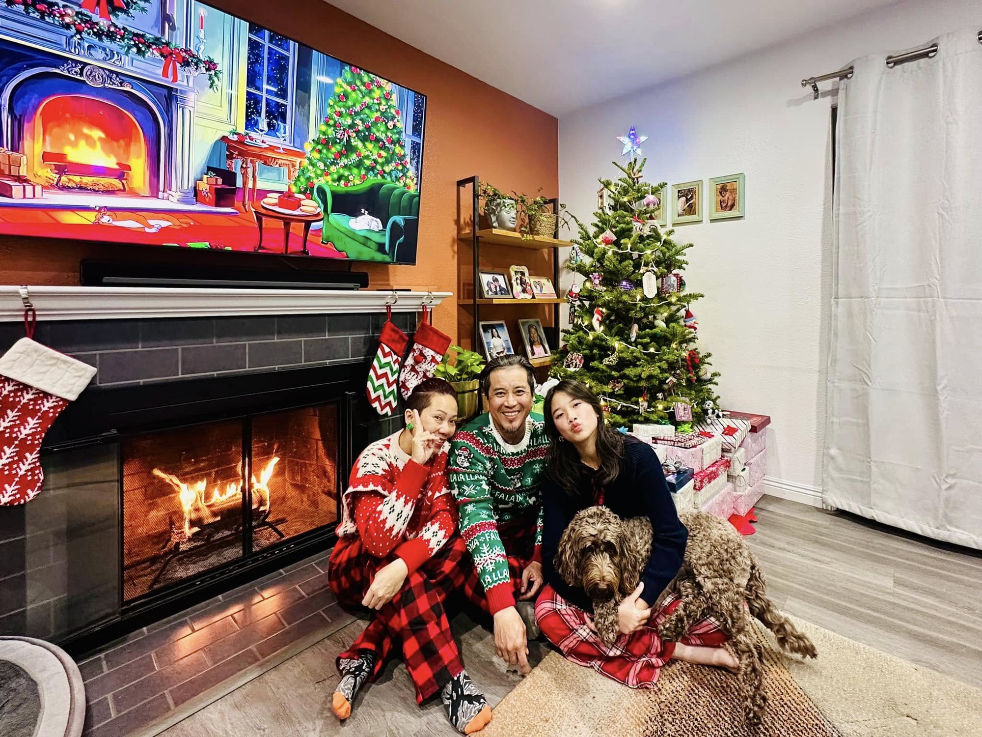 Gia đình nhỏ của Hà Trần tại Mỹ