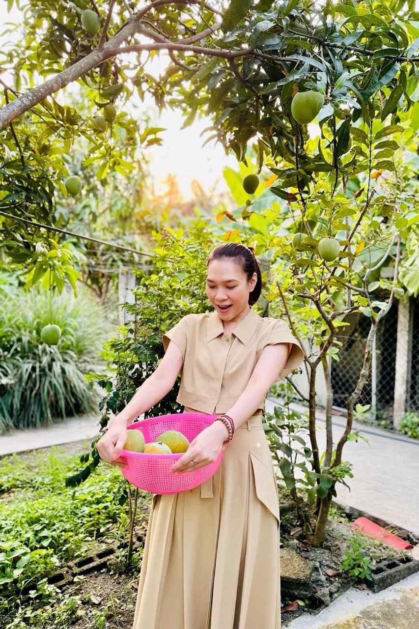 Khu vườn sai trĩu quả của Mỹ Tâm